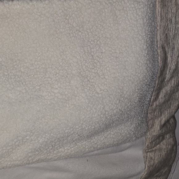 Athleta Apres Anything Sherpa Fleece Vest Oatmeal Heather Women's Size S - Picture 9 of 14